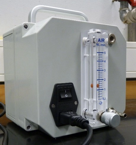 Constant Flow Sampler voor materiaal emissietesten